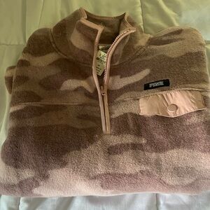 Pink pull over hoodie